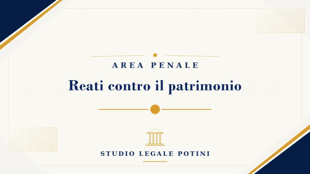 Reati contro il patrimonio